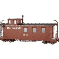 Trains|Bachmann 88797 G Spectrum D&RGW Long Caboose (Metal Wheels) #0503 - Model Train Junction: Quality Parts and Art Supplies