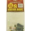 Trains|Bachmann 92313 G Station Agent with Hat and Coat Figure - Model Train Junction: Quality Parts and Art Supplies