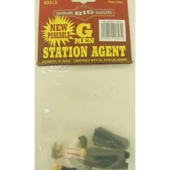 Trains|Bachmann 92313 G Station Agent with Hat and Coat Figure - Model Train Junction: Quality Parts and Art Supplies