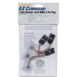 Trains|Bachmann 44916 HO 1-Amp DCC Decoder ( 28/128 Speed Step ) w/ 8-Pin Plug - Model Train Junction: Quality Parts and Art Supplies
