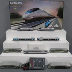 Trains|Bachmann 01202 HO Amtrak "Acela" Express High-Speed Electric Train Set - Model Train Junction: Quality Parts and Art Supplies