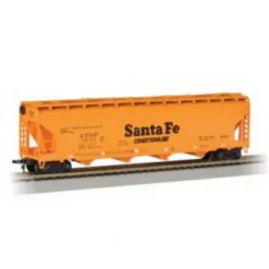 Trains|Bachmann 17502 HO Atchison, Topeka & Santa Fe 56' ACF Center-Flow Covered Hopper - Model Train Junction: Quality Parts and Art Supplies