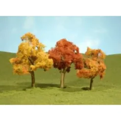 Trains|Bachmann 32053 HO Autumn Elm Trees (Pack of 3) - Model Train Junction: Quality Parts and Art Supplies