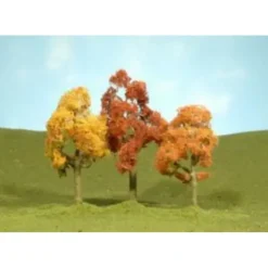Trains|Bachmann 32056 HO Autumn Maple Trees (Pack of 3) - Model Train Junction: Quality Parts and Art Supplies