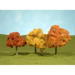 Trains|Bachmann 32052 HO Autumn Walnut Trees (Pack of 3) - Model Train Junction: Quality Parts and Art Supplies