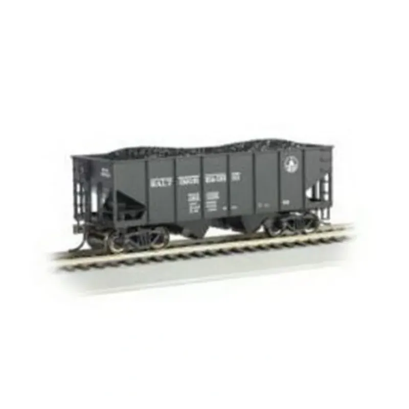 Trains|Bachmann 19503 HO Baltimore & Ohio 55-Ton Outside-Braced Hopper w/Load #723032 - Model Train Junction: Quality Parts and Art Supplies