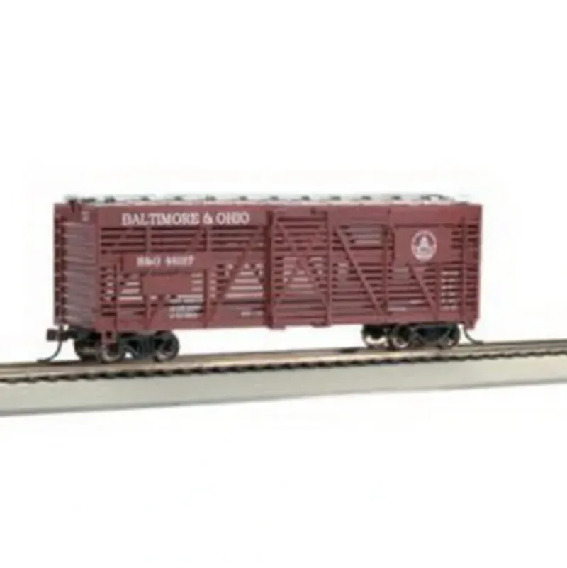 Trains|Bachmann 18512 HO Baltimore & Ohio 40' Stock Car - Model Train Junction: Quality Parts and Art Supplies