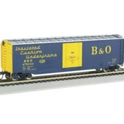 Trains|Bachmann 18015 HO Baltimotre & Ohio 50' Plug-Door Boxcar - Model Train Junction: Quality Parts and Art Supplies