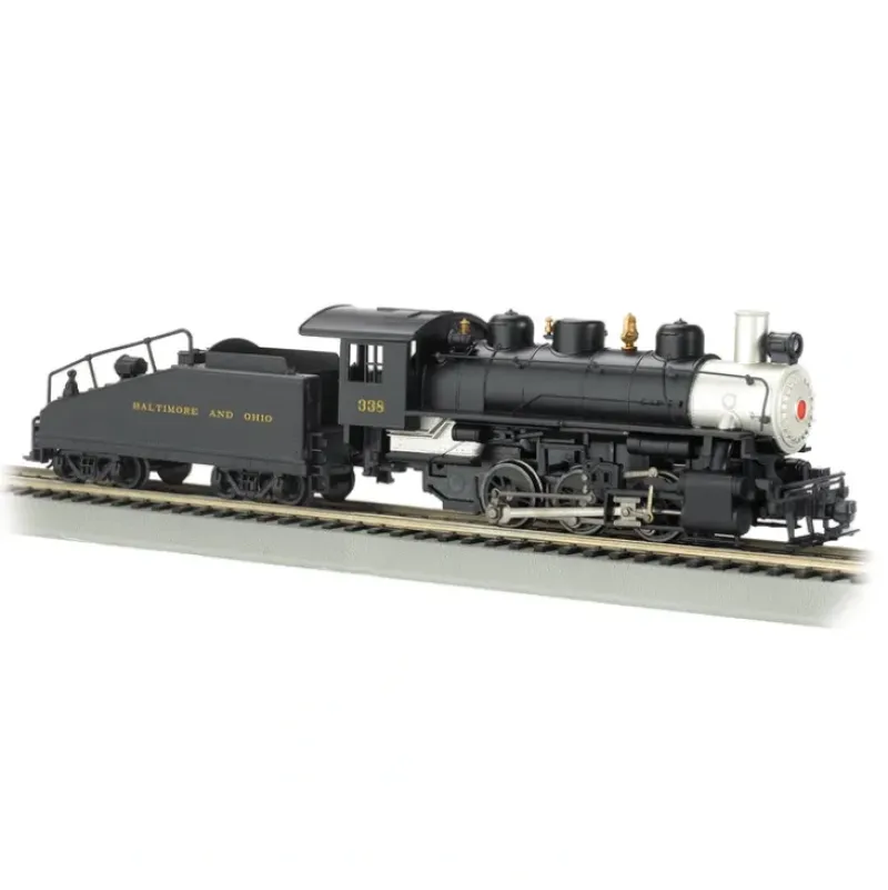 Trains|Bachmann 50612 HO B&O USRA 0-6-0 Switcher Steam Loco with Slope Tender #338 - Model Train Junction: Quality Parts and Art Supplies
