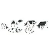 Trains|Bachmann 33103 HO Black and White Cow Figures (Set of 6) - Model Train Junction: Quality Parts and Art Supplies