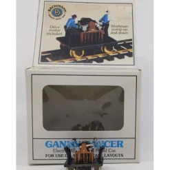 Trains|Bachmann 46202 HO Brown Gandy Dancer Operating Hand Car - Model Train Junction: Quality Parts and Art Supplies