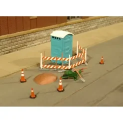 Trains|Bachmann 33114 HO Building Site Accessories - Model Train Junction: Quality Parts and Art Supplies