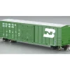 Trains|Bachmann 19606 HO Burlington Northern 50'6 Outside-Braced Sliding-Door Boxcar - Model Train Junction: Quality Parts and Art Supplies