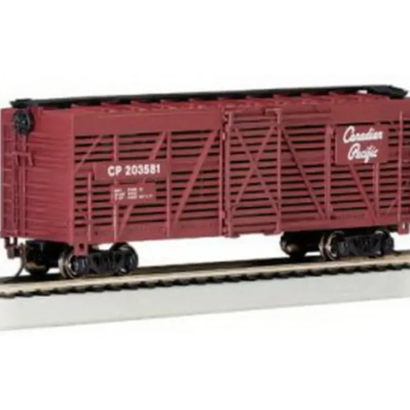 Trains|Bachmann 18524 HO Canadian Pacific 40' Stock Car - Model Train Junction: Quality Parts and Art Supplies