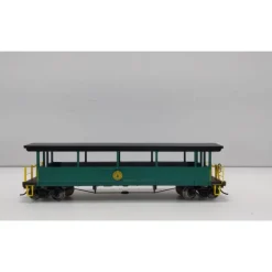Trains|Bachmann 17445 HO Cass Scenic Railroad Open-Sided Excursion Car w/Seats - Model Train Junction: Quality Parts and Art Supplies