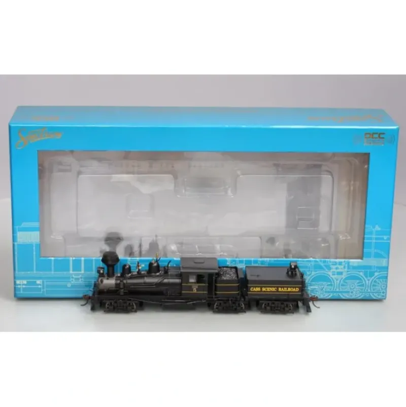 Trains|Bachmann 84705 HO Cass Scenic RR 80 Ton 3-Truck Shay Steam Locomotive #5 w/DCC - Model Train Junction: Quality Parts and Art Supplies