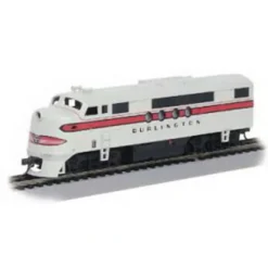 Trains|Bachmann 11704 HO Chicago, Burlington & Quincy EMD FT-A Unit Diesel Locomotive - Model Train Junction: Quality Parts and Art Supplies