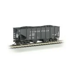 Trains|Bachmann 19506 HO Clinchfield 55-Ton Outside-Braced Hopper w/Load #44257 - Model Train Junction: Quality Parts and Art Supplies