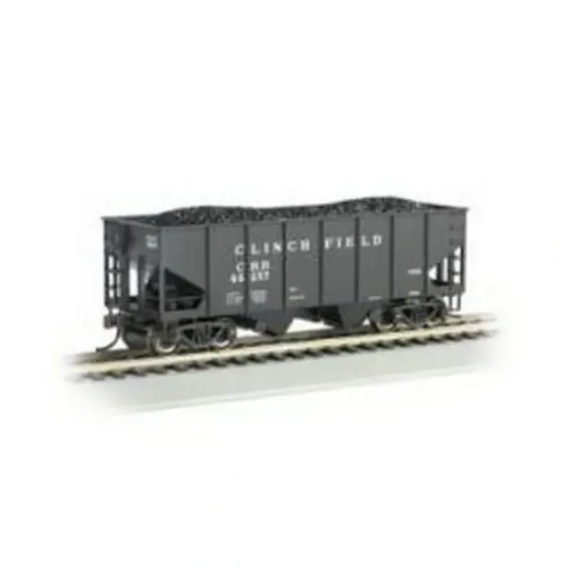 Trains|Bachmann 19506 HO Clinchfield 55-Ton Outside-Braced Hopper w/Load #44257 - Model Train Junction: Quality Parts and Art Supplies