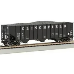 Trains|Bachmann 18733 HO Clinchfield Bethlehem Steel 3-Bay 100-Ton Open Hopper #56857 - Model Train Junction: Quality Parts and Art Supplies