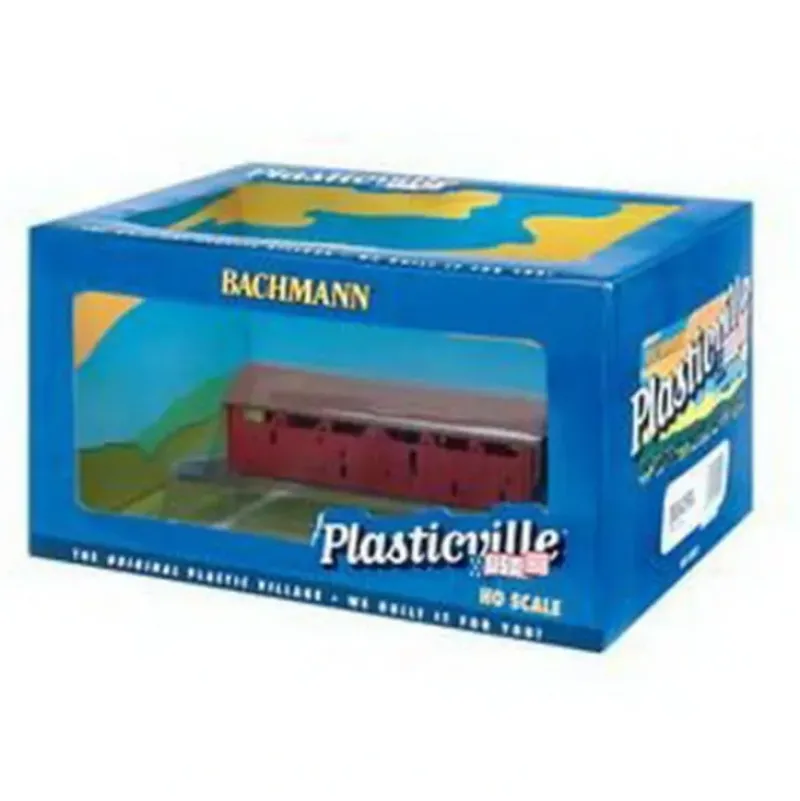 Trains|Bachmann 45010 HO Covered Bridge Built-Up Building - Model Train Junction: Quality Parts and Art Supplies