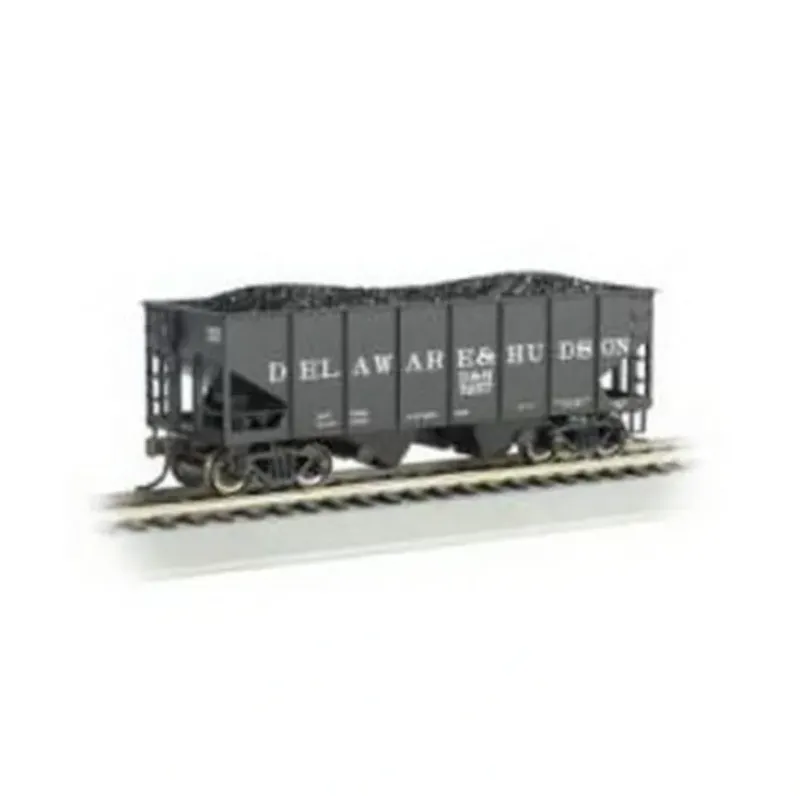 Trains|Bachmann 19505 HO Delaware & Hudson 55-Ton Outside-Braced Hopper w/Load #5257 - Model Train Junction: Quality Parts and Art Supplies