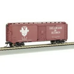 Trains|Bachmann 17026 HO Delaware & Hudson 40' Steel Boxcar #20100 - Model Train Junction: Quality Parts and Art Supplies