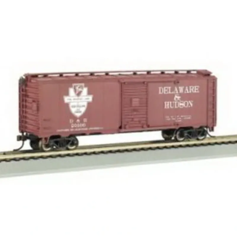 Trains|Bachmann 17026 HO Delaware & Hudson 40' Steel Boxcar #20100 - Model Train Junction: Quality Parts and Art Supplies