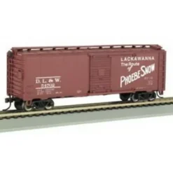Trains|Bachmann 17044 HO Erie-Lackawanna 40' Steel Boxcar #54702 - Model Train Junction: Quality Parts and Art Supplies