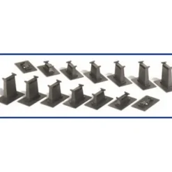Trains|Bachmann 44471 HO E-Z Track Graduated Pier (Set of 14) - Model Train Junction: Quality Parts and Art Supplies