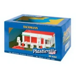 Trains|Bachmann 45013 HO Gas Station Built-Up Building - Model Train Junction: Quality Parts and Art Supplies