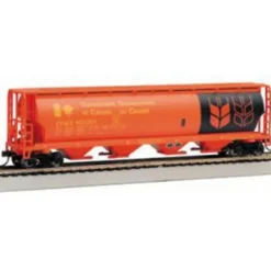 Trains|Bachmann 19134 HO Government of Canada 4-Bay Cylindrical Grain Hopper - Model Train Junction: Quality Parts and Art Supplies