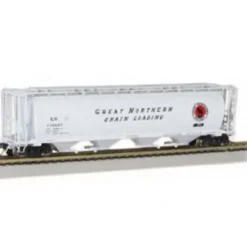 Trains|Bachmann 19111 HO Great Northern 4 Bay Cylindrical Grain Hopper - Model Train Junction: Quality Parts and Art Supplies