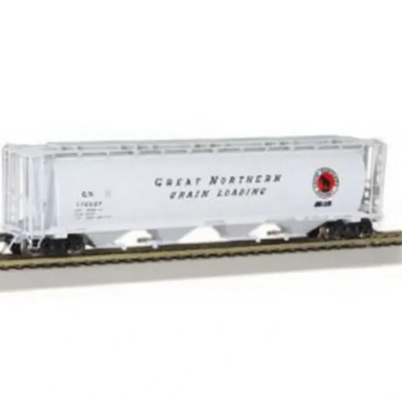 Trains|Bachmann 19111 HO Great Northern 4 Bay Cylindrical Grain Hopper - Model Train Junction: Quality Parts and Art Supplies