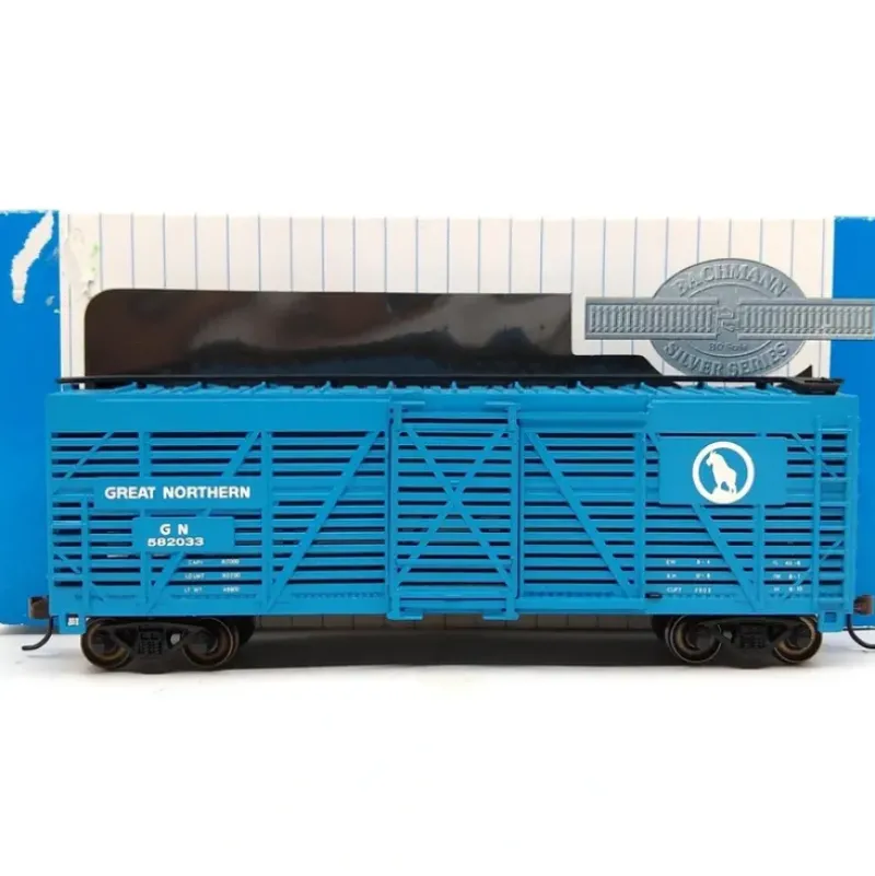 Trains|Bachmann 18511 HO Great Northern 40' Stock Car #582033 - Model Train Junction: Quality Parts and Art Supplies