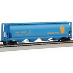 Trains|Bachmann 19139 HO Heritage Fund 4 Bay Cylindrical Grain Hopper - Model Train Junction: Quality Parts and Art Supplies