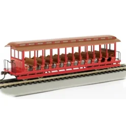 Trains|Bachmann 19349 HO Jackson Sharp Open-Side Excursion Car - Model Train Junction: Quality Parts and Art Supplies