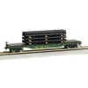 Trains|Bachmann 18903 HO Maine Central 50' Flatcar w/Pipe Load - Model Train Junction: Quality Parts and Art Supplies