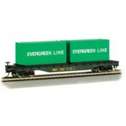 Trains|Bachmann 18901 HO Maine Central 50' Flatcar w/Containers - Model Train Junction: Quality Parts and Art Supplies