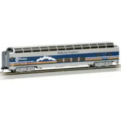 Trains|Bachmann 13037 HO McKinley Explorer Budd 85' Full-Length Dome w/Lights - Model Train Junction: Quality Parts and Art Supplies