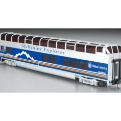 Trains|Bachmann 13344 HO McKinley Explorer "Talkeetna" B Car 89' Full-Dome #1057 - Model Train Junction: Quality Parts and Art Supplies