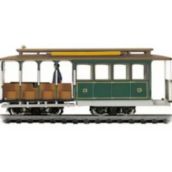 Trains|Bachmann 60531 HO Municipal Cable Car Electric Locomotive #3 (green) - Model Train Junction: Quality Parts and Art Supplies
