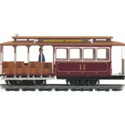 Trains|Bachmann 60530 HO Municipal Cable Car Electric Locomotive #11 (Red) - Model Train Junction: Quality Parts and Art Supplies