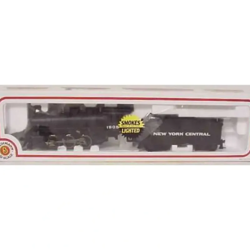Trains|Bachmann 56520 HO New York Central 2-6-0 Mogul Steam w/Tender & Smoke #1905 - Model Train Junction: Quality Parts and Art Supplies
