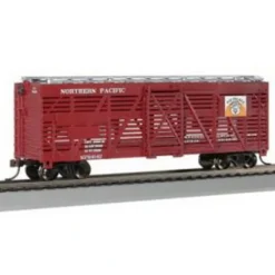 Trains|Bachmann 18535 HO Northern Pacific 40' Stock Car - Model Train Junction: Quality Parts and Art Supplies