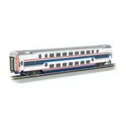 Trains|Bachmann 13247 HO Painted & Unlettered Double-Deck Push/Pull Commuter Car - Model Train Junction: Quality Parts and Art Supplies