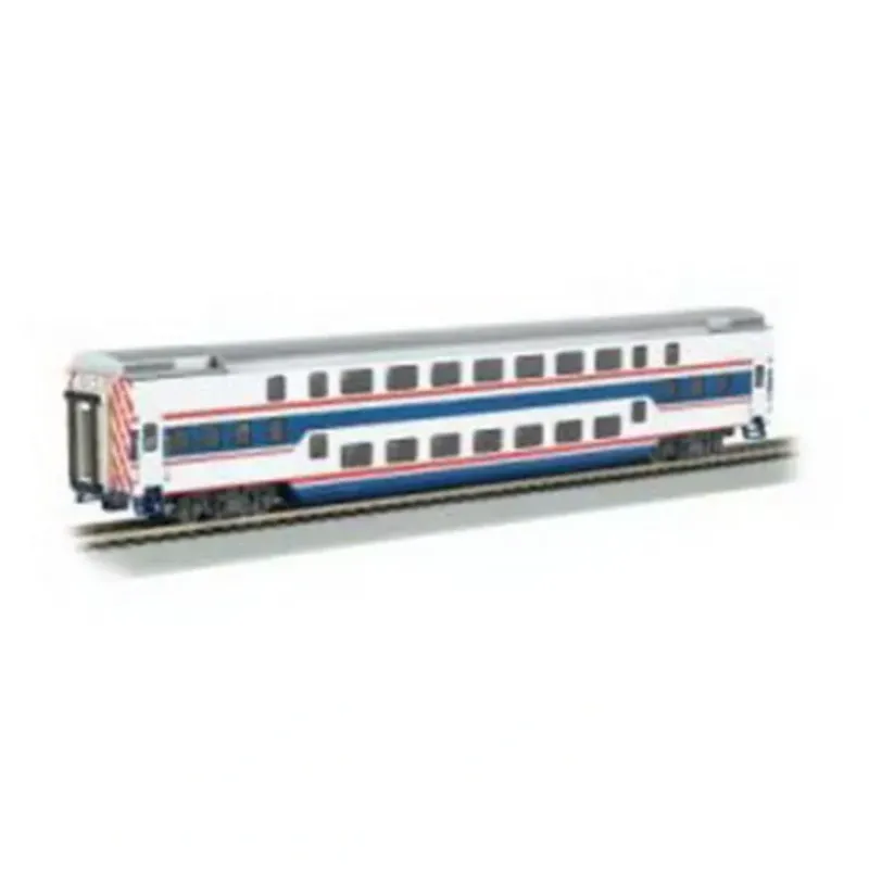 Trains|Bachmann 13247 HO Painted & Unlettered Double-Deck Push/Pull Commuter Car - Model Train Junction: Quality Parts and Art Supplies
