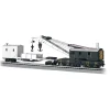 Trains|Bachmann 16149 HO Painted Unlettered 250-Ton Steam Crane Car and Boom Tender - Model Train Junction: Quality Parts and Art Supplies