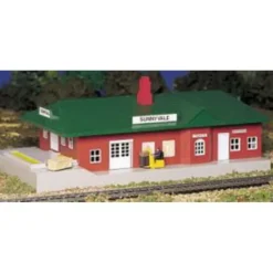 Trains|Bachmann 46217 HO Passenger Station w/Light Operating Accessories - Model Train Junction: Quality Parts and Art Supplies