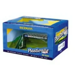 Trains|Bachmann 45003 HO Pedestrian Bridge Plasticville Built-Up Building - Model Train Junction: Quality Parts and Art Supplies